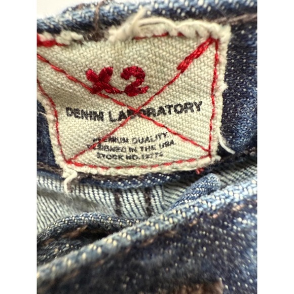 X2 Denim Laboratory Vintage Express Cropped Denim Y2K Jeans Estimated Size 32 - Picture 4 of 6